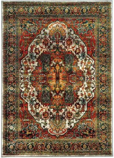 Sedona 1'10" x 3' Red Rug