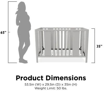 Crawford Curved Post 3-in-1 Crib