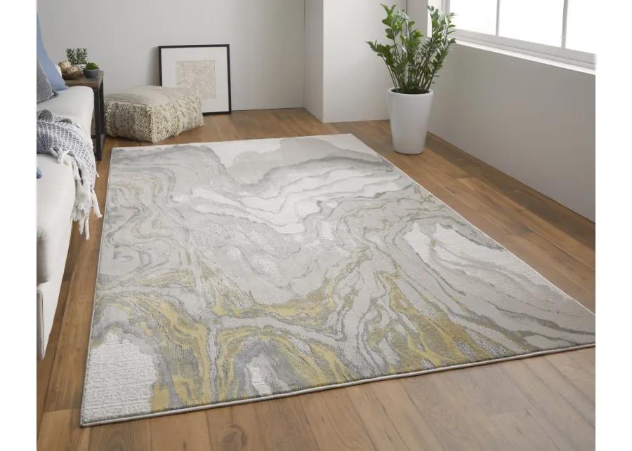 Waldor 3602F Gold/Ivory/Gray 1'8" x 2'10" Rug