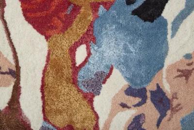 Dafney 8863F Red/Blue/Purple 5' x 8' Rug