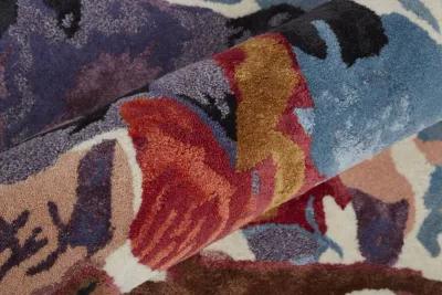 Dafney 8863F Red/Blue/Purple 5' x 8' Rug