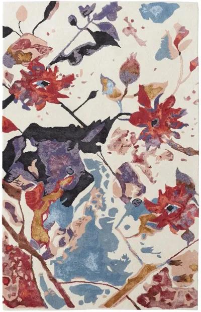 Dafney 8863F Red/Blue/Purple 5' x 8' Rug