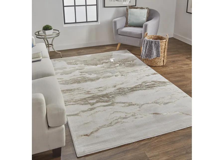 Aura 3727F Ivory/Tan/Gray 8' x 10' Rug