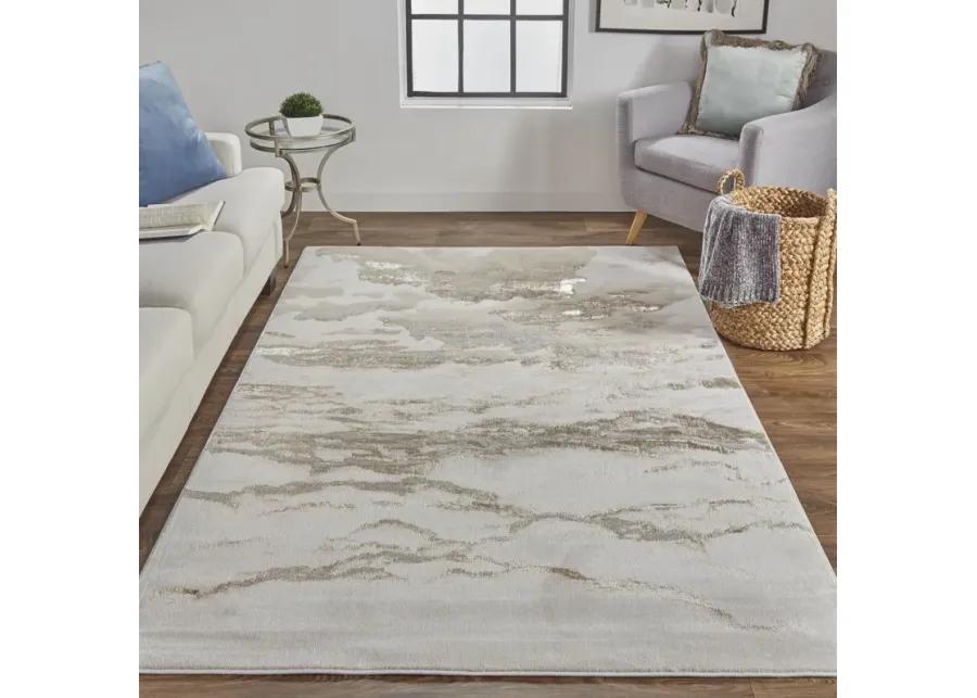 Aura 3727F Ivory/Tan/Gray 8' x 10' Rug