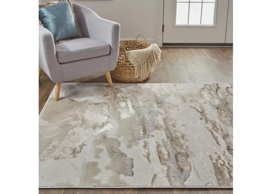 Aura 3727F Ivory/Tan/Gray 8' x 10' Rug