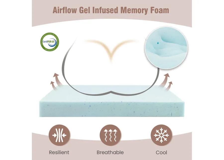 10 Pack Seat Cushions Gel Memory Foam for Back