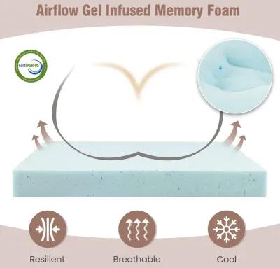 10 Pack Seat Cushions Gel Memory Foam for Back