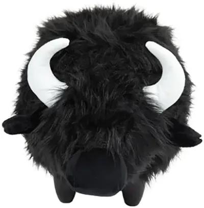 Black Cow Animal Storage Ottoman