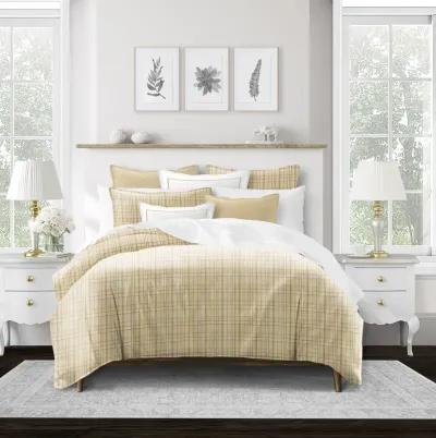 6ix Tailors Fine Linens Bailey Natural Duvet Cover Set