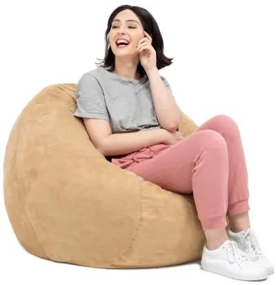 Jaxx Saxx 3 Foot Round Bean Bag w/ Removable Cover