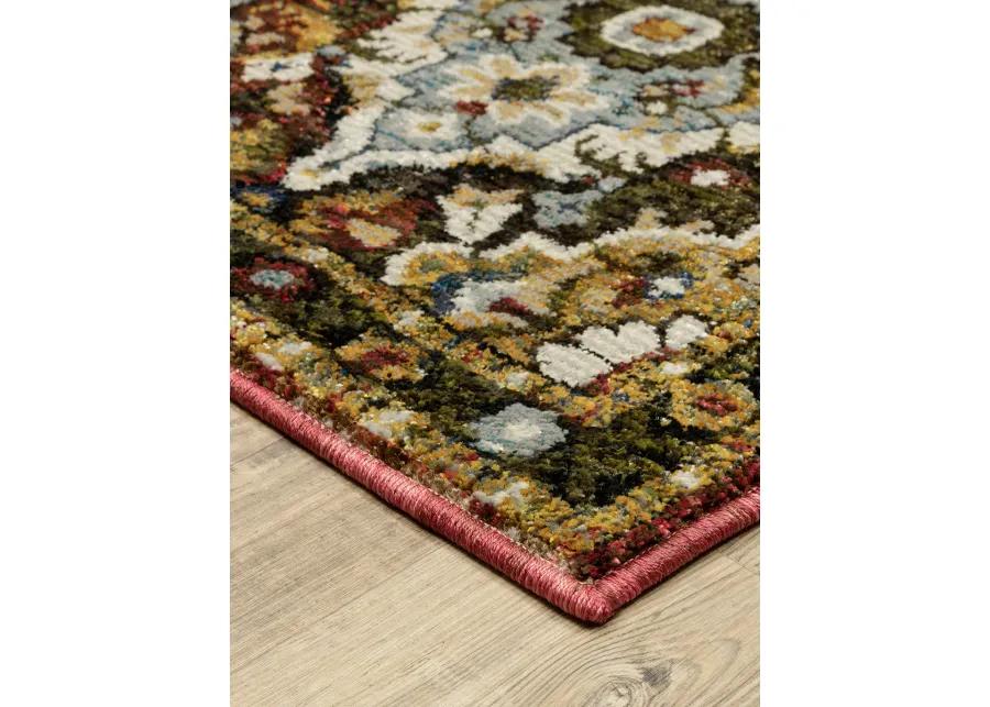 Andorra 2'3" x 8' Red Rug