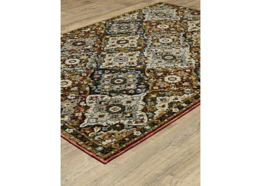 Andorra 2'3" x 8' Red Rug