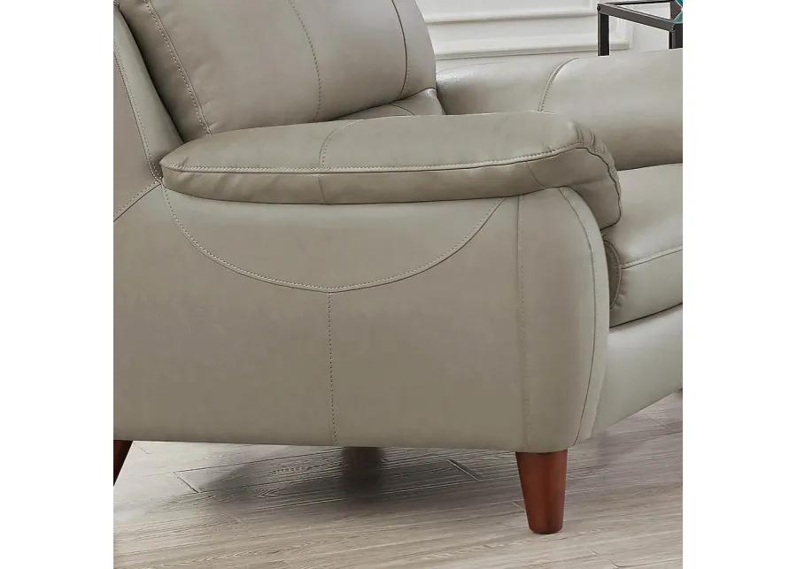 Lara Top Grain Leather Loveseat