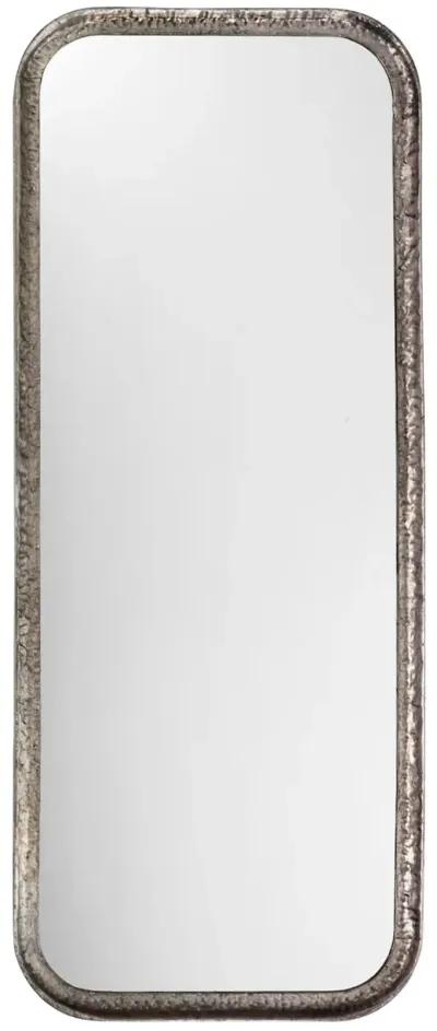 Capital Iron Mirror, Silver Leaf