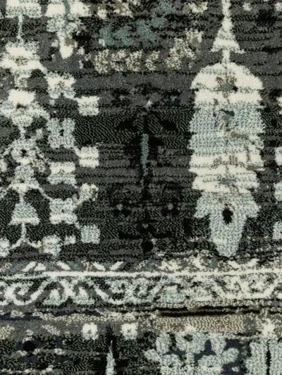 Gemini 9'10" x 12'10" Char Rug