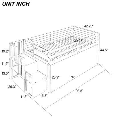 Loft Bed With Staircase