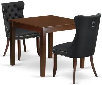 3 Piece Kitchen Table Set for Small Spaces