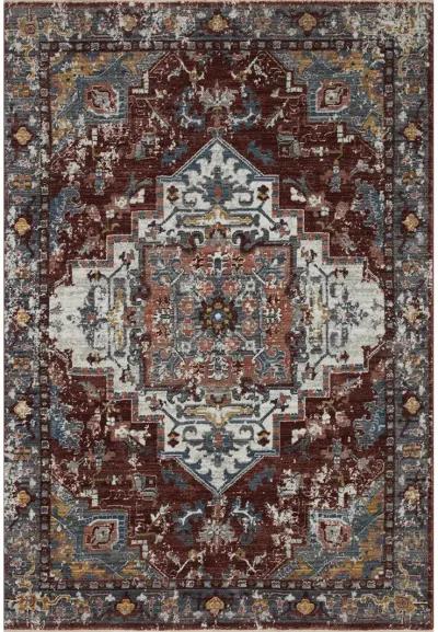 Samra SAM10 Brick/Grey 7'10" x 10' Rug