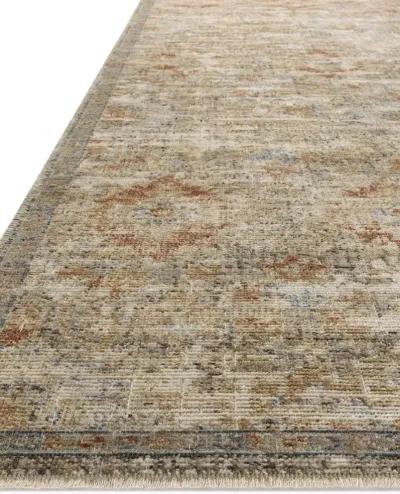 Heritage HER-10 Gray / Sunset 2''5" x 8' Rug by Patent Pending