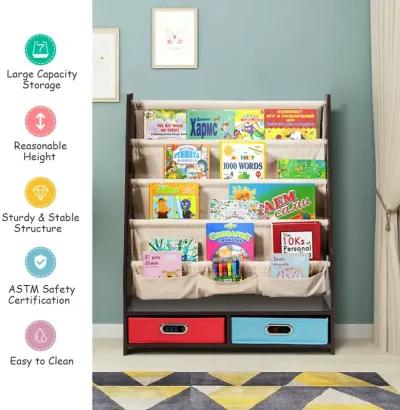 Kids Book and Toys Organizer Shelves