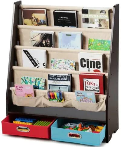 Kids Book and Toys Organizer Shelves