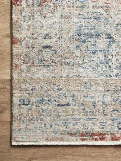 Elise ELI03 Neutral/Multi 5'3" x 7'9" Rug