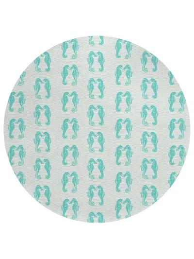 Seabreeze SZ15 Teal 8' Rug