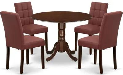 5 Piece Dinner Table Set consists A Dining Table