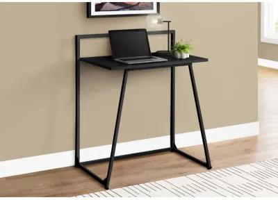 Monarch Specialties I 7111 Computer Desk, Home Office, Laptop, 30"L, Work, Metal, Laminate, Black, Contemporary, Modern