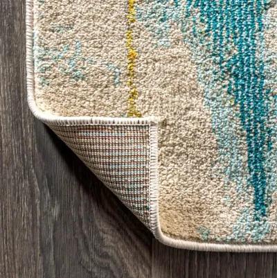 Contemporary Pop Modern Abstract Waterfall Area Rug