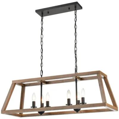 Barrow 36" Wide 6-Light Chandelier