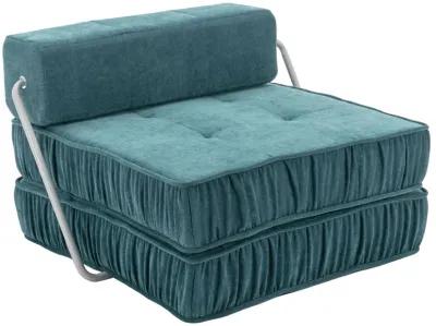 Modular Sectional Sofa with Armless Chair, Green