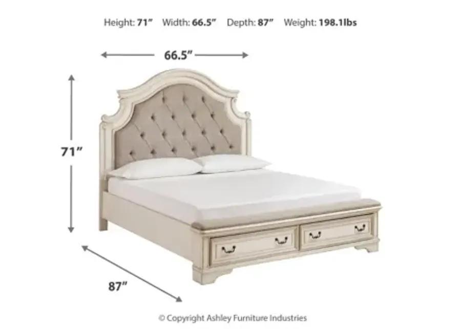 Realyn Queen Upholstered Bed