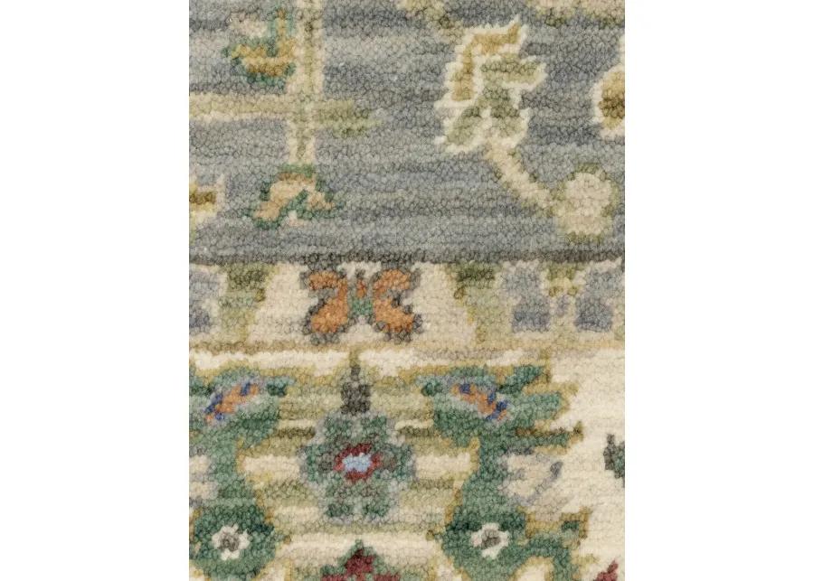 Lucca 3'3" x 5' Blue Rug