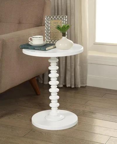 ACME Acton Accent Table, White