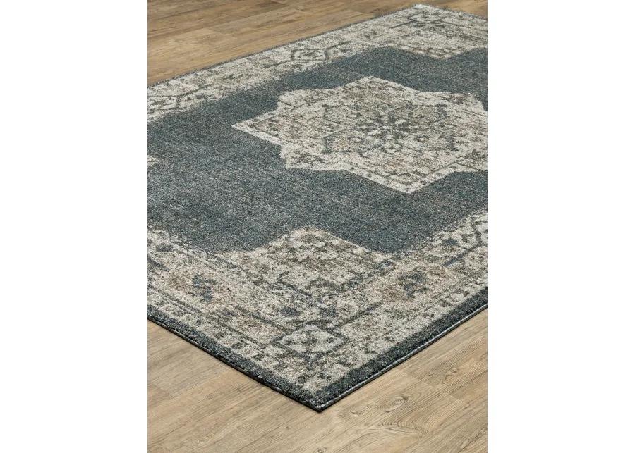 Alton 6'7" x 9'6" Blue Rug