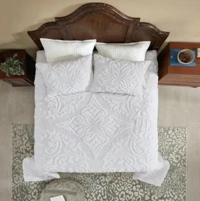 100-Percent Cotton Chenille 3-Piece Coverlet Bedspread Set