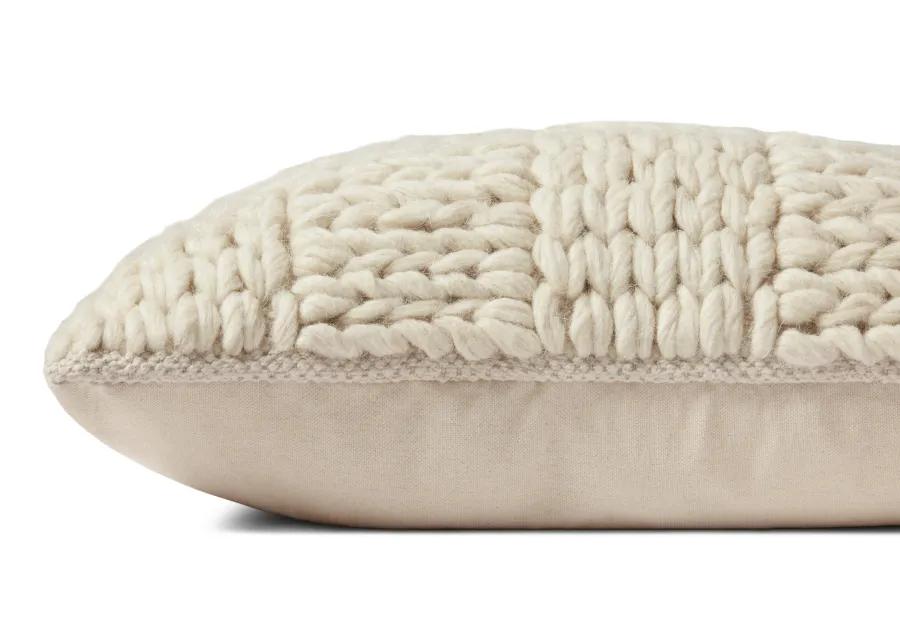 Avery PMH0061 Natural 13''x35'' Down Pillow by Magnolia Home by Joanna Gaines x Loloi