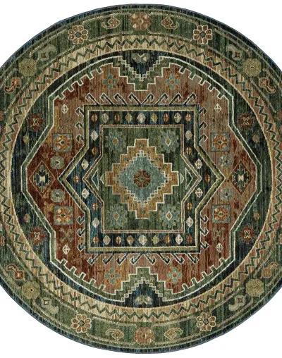 Andorra 5'3" x 7'3" Blue Rug