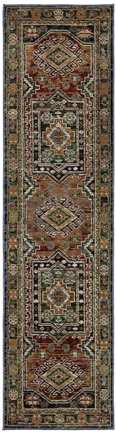 Andorra 5'3" x 7'3" Blue Rug