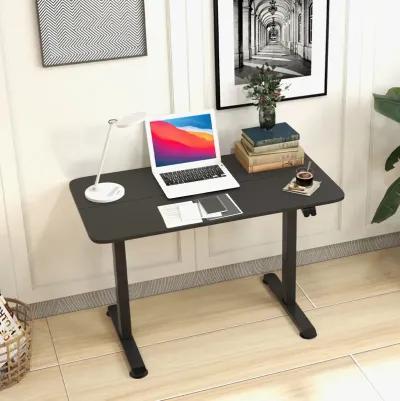 Costway Electric Standing Desk Height Adjustable Sit to Stand Computer Workstation Home Office Natural