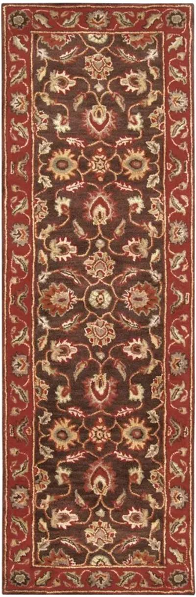 Caesar CAE-1036 7'6' x 9'6' Brown Rug