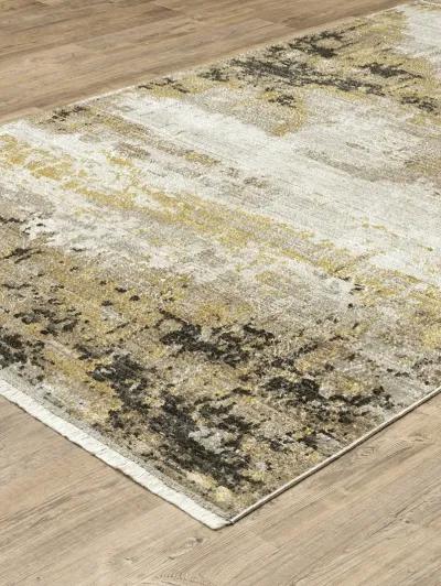 Bauer 3'10" x 5'5" Gold Rug