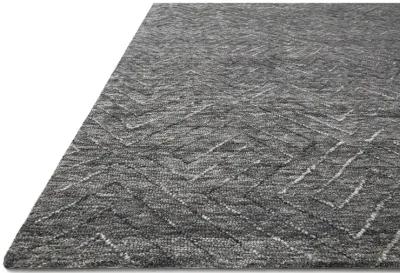 Sarah SAR03 Charcoal 3'6" x 5'6" Rug