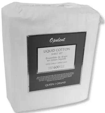 Cotton House - Liquid Cotton Sheet Set, 600 Thread Count.