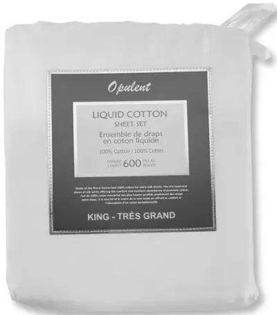 Cotton House - Liquid Cotton Sheet Set, 600 Thread Count.