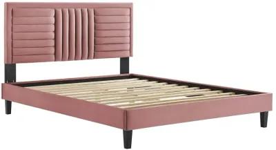 Modway - Sofia Channel Tufted Performance Velvet King Platform Bed