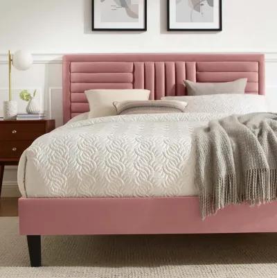 Modway - Sofia Channel Tufted Performance Velvet King Platform Bed