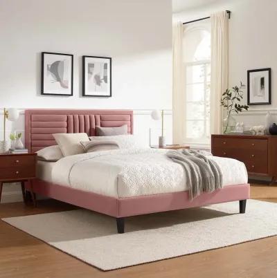 Modway - Sofia Channel Tufted Performance Velvet King Platform Bed