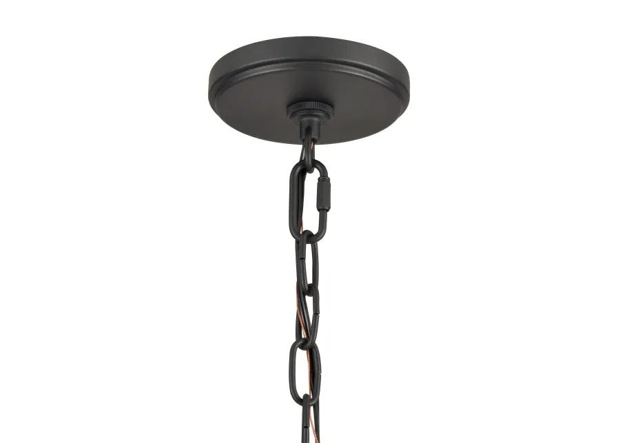 Neville 23'' Wide 5-Light Black Chandelier